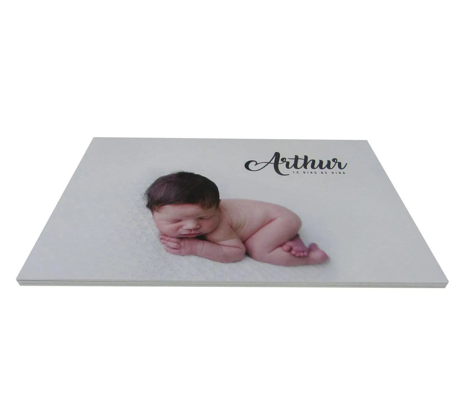 Recuerdo de bebê personalizado Alfafotobook Pro.
