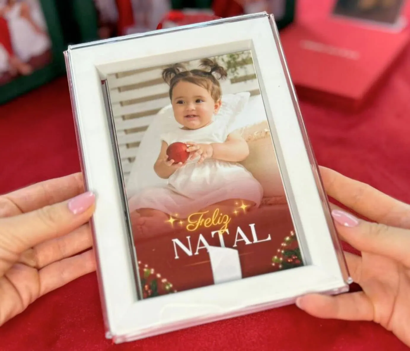 - Fotos de lembranças personalizadas do Natal em álbum fotográfico Alfafotobook Pro.